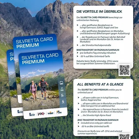 Apartment Scharler Mit Silvretta Card
